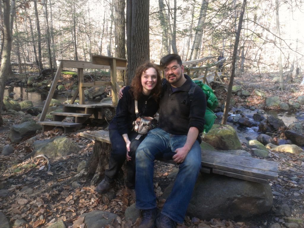 IMG_20121123_124104.jpg : Hiking on Nov 23, 2012 with Jay, Kristine, and us.