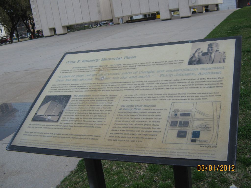 JFK Memorial4 Dallas.JPG : 2012 Feb 29-Mar 2 Fort Worth, TX Gathering of the Leaders of the C&MA