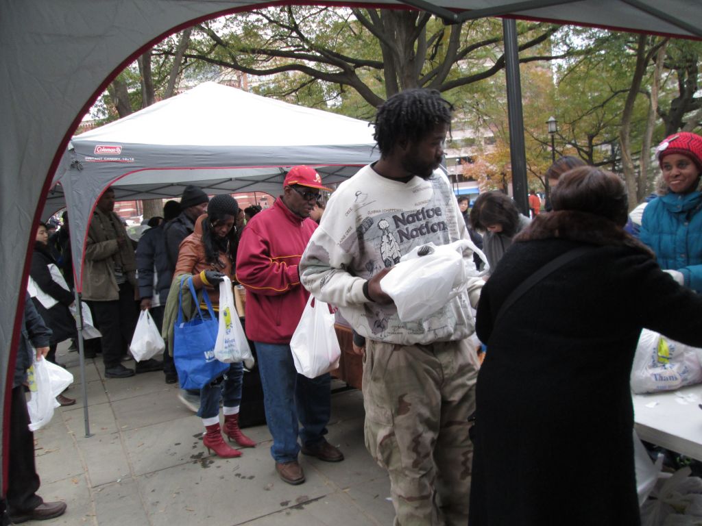 IMG_8353.JPG : Speaking at the Wilderness Ministry Thanksgiving Sunday Service at the Franklin Square Park, Washington, D.C. on Nov 23, 2014