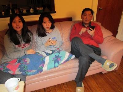 New Year Evening at home.jpg : January, 2013 New Year, BDay, Theology I Winterim etc.