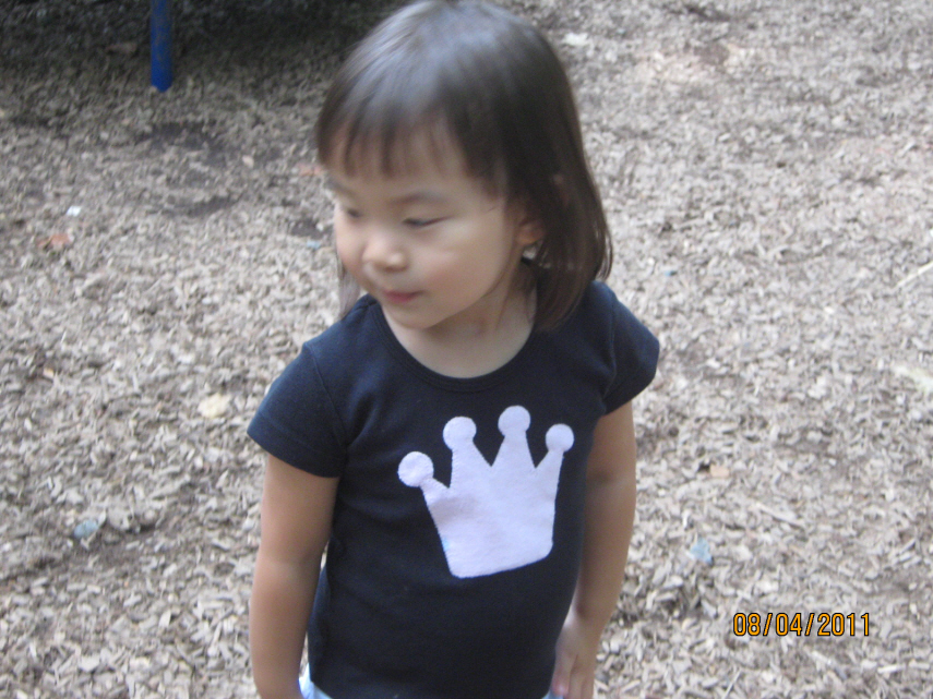 Photo Editor_110804d Karis at Burke Lake Playground.JPG : Aug 1 at Home Pool and Aug 4 at Burke Lake