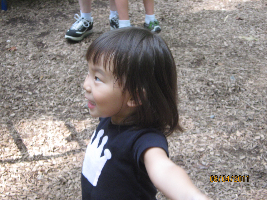 Photo Editor_110804e Karis at Burke Lake Playground.JPG : Aug 1 at Home Pool and Aug 4 at Burke Lake